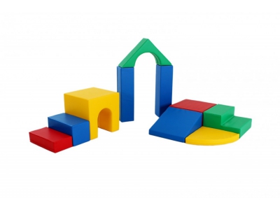 Soft Play foam blokken set 6, 10-delig