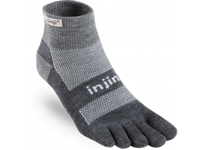 Injinji Teensokken Outdoor Midweight Mini-Crew Nuwool Grijs
