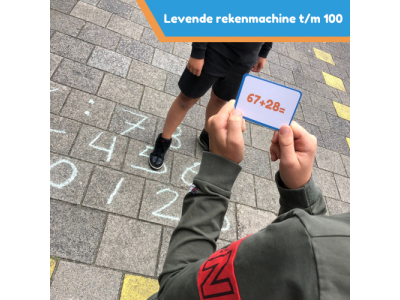 Groep 4-5-6: Levende rekenmachine: t/m 100