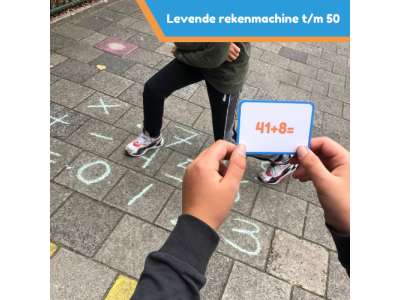 Groep 4-5-6: Levende rekenmachine: t/m 50 