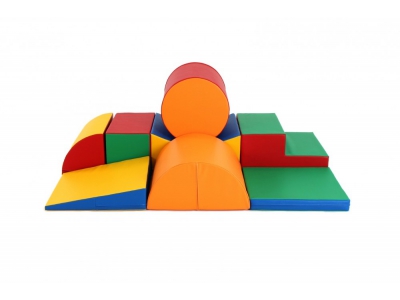 Soft Play foam speelblokken set 11, 8-delig XL (OP=OP)