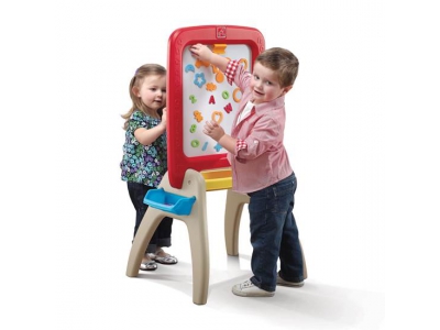 Step2 Dubbelzijdig school- en magneetbord